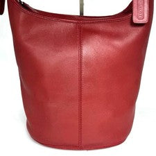 COACH Color: Old Coach Shoulder Bag 101-01 Leather Red #QY2ST5
