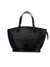LOUIS VUITTON Black Saint Jacques Epi Leather #QYGCV2