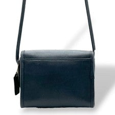COACH Old Coach Leather Shoulder Bag, Gray #QY30IQ