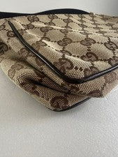 GUCCI GG Canvas Handbag Shoulder Bag #QYH6O5