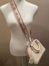 Louis Vuitton Alma BB Epi White #QY38X0
