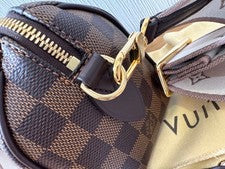 LOUIS VUITTON Speedy Damier TPM Canvas Handbag Women Japanese #PCJZ1J
