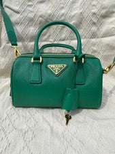 PRADA Mini Bag, Mango, 1BB846, with Guarantee Card #QY0VQG