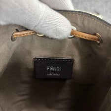 FENDI Mon Tr?sor Shoulder Handbag Brown Women #QY73ML