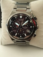 Replaced: Black Titanium Citizen Attesa Radio-Controlled Solar Watch E61 #QYI8CF