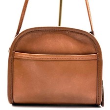 Old Coach shoulder bag, leather, brown #QYCV5V