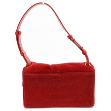 Christian Louboutin Baggy Small Beige Shoulder Bag (Fold-over Top Small #QY1ABK