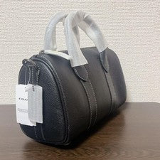 COACH Shoulder Bag/Handbag 2-way Black Compass Bag #QYCFQN