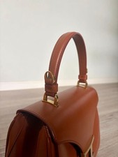 TOD'S leather handbag, brown. #QYI7ZI