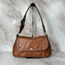 OLD COACH one shoulder leather brown #QY1ANZ