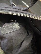 SAINT LAURENT PARIS 2Way Backpack Black Leather Dust Bag #QY9VEK