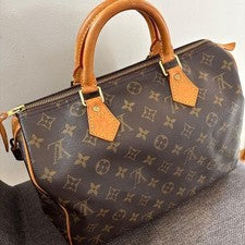 LOUIS VUITTON Monogram Speedy 30 Handbag Classic #QYBDHA