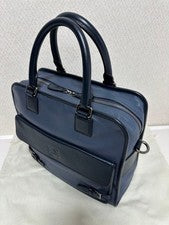 LOEWE Cruz 2-Way Handbag/Shoulder Bag Blue Leather #QY8DZL