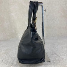 COACH Old Coach Leather Tote Bag, Black #QY387E