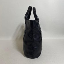 2605-153 Ferragamo Handbag, Leather, Black, Gancini #QY8MES