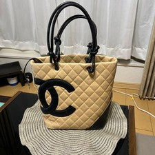 CHANEL Cambon Line Medium Tote Bag #QYAATV