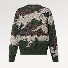 Louis Vuitton Damier Cotton Jacquard Pullover Men’s L New Collection