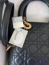 Christian Dior Lady Dior Lambskin Two-Way Bag #QY9WG2