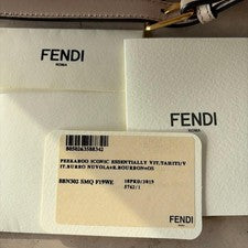 FENDI Essentially handbag Beige Leather Women #QYFNNI