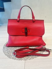 GUCCI Bamboo Daily 2-way Handbag, Red #QY9WCG