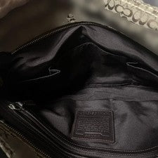 COACH Signature Handbag Brown #QYCW62