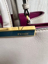 FENDI Petite 2Jours 2-way bag, greige #QYA3KB