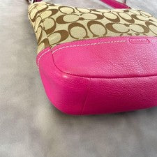 y2k coach 2way shoulder bag signature #QY12QJ