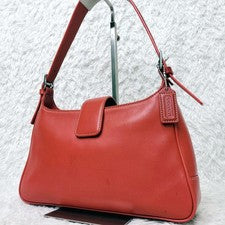 Old Coach One-Shoulder Shoulder Bag Handbag Leather #QYKSYT