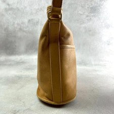 COACH Old Coach Leather Shoulder Bag, Camel, Classic, Made in USA #QY2KS1