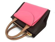Marni Raw Collection Leather 2-Way Handbag Shoulder Bag #QY1AJS