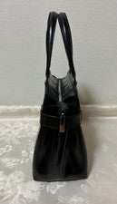 Salvatore Ferragamo handbag, black, made in Italy. #QYCGGU