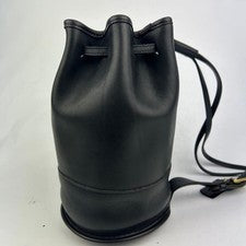 Coach Old Coach Shoulder Bag, Drawstring, Leather, Black, 9984 #QY3FZN