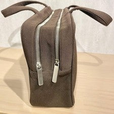 Miu Miu Nylon Boston Bag Tote Bag Brown