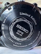 SEIKO ASTRON GPS SOLAR 2012 (2500 units) Black #QYJIDZ