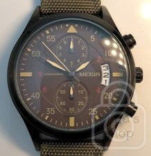 Model: Aviator's wildness and stylishness coexist / Chronograph, slide c #PFECZH