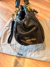 Miu Miu 2-way handbag, black #QYCNM7