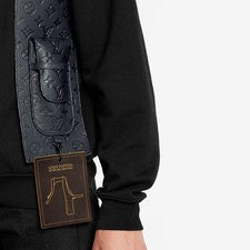 Louis Vuitton Monogram Embossed Mid Layer S Pre-Owned Hard to Find