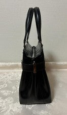 Salvatore Ferragamo handbag, black, made in Italy. #QYCGGU