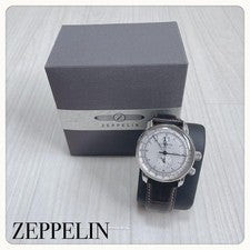 Zeppelin 100th Anniversary Chronograph Watch with Leather Strap #QYIGDP