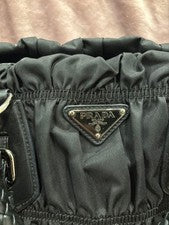 PRADA VELA handbag 1N0339 Black #QYD2U6