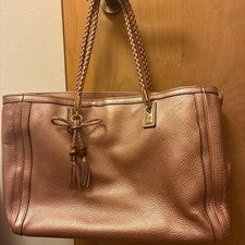 GUCCI Bamboo Tassel Leather Tote Bag #QYIH6H