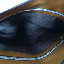 BERLUTI Armour Calligraphy Scritto Leather Tote Bag Brown #QYF1HZ