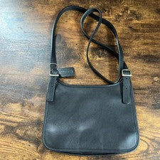 Old Coach Glovetanned Leather Mini Shoulder Bag, Black #QYAQ5Q