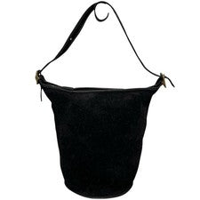 COACH 9010 Suede Shoulder Bag Leather #QY73A2