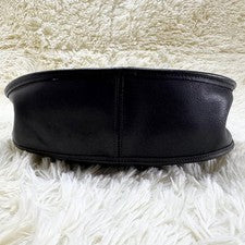 Old Coach Ergo Hobo Shoulder Bag Black Glove-Tanned Leather #QY5DHA