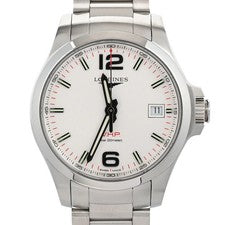 A Longines Conquest watch L3.716.4.76.6 White Men's #QYE5H6