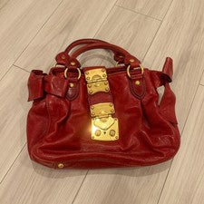 Miu Miu red ribbon handbag #QYFWNF