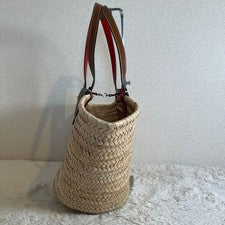 CHRISTIAN LOUBOUTIN Rubijota Basket Bag Tote Bag, Leather #QYA2OB