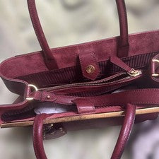 FENDI Toujours 2-way handbag Red Leather Women #QYF0SE