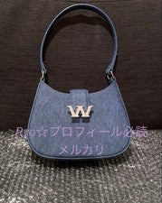 ALEXANDER WANG Logo Denim Bag #QY5TA6